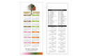 Four Seasons 2-Sided Card Calendar